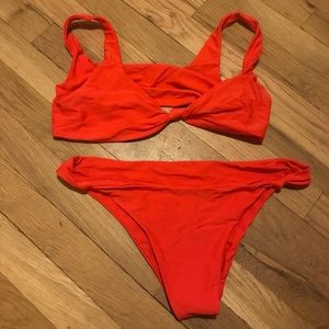 Red Blackbough Bikini